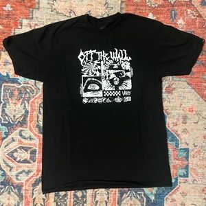 Vans Black Graphic T-Shirt Sz M